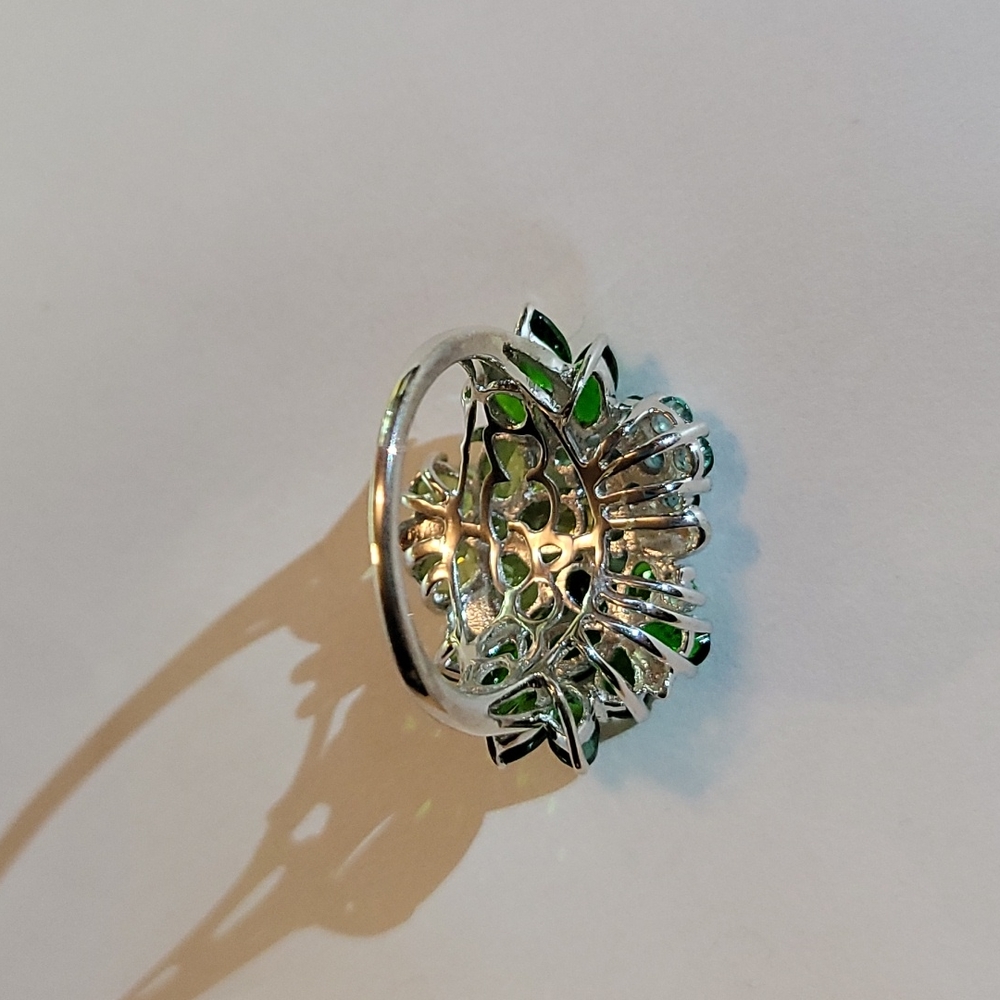 Chuck Clemency Sts Chrome Diopside/Peridot Ss Ring - image 2
